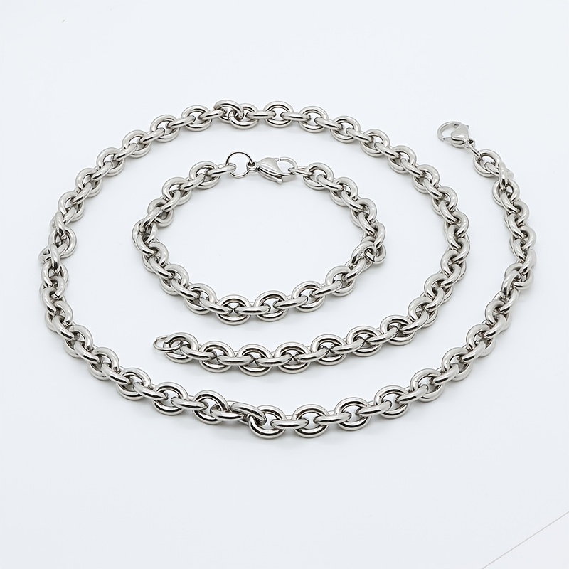 DIY Handmade O-Link Clavicle Necklace for Unisex